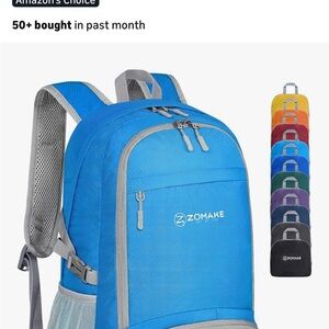 Blue Backpack - Packable